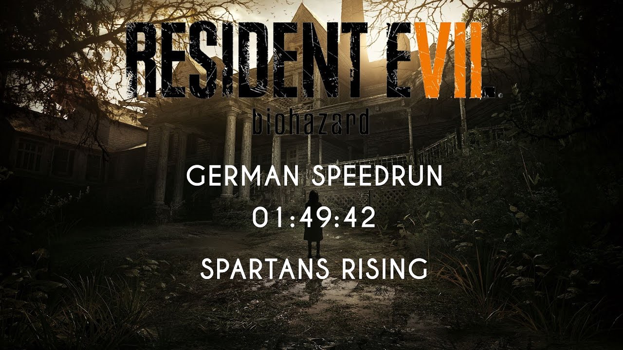 Resident Evil 7 XBOX Speedrun NG+ Any% FORMER CONSOLRECORD 01:49:42 German
