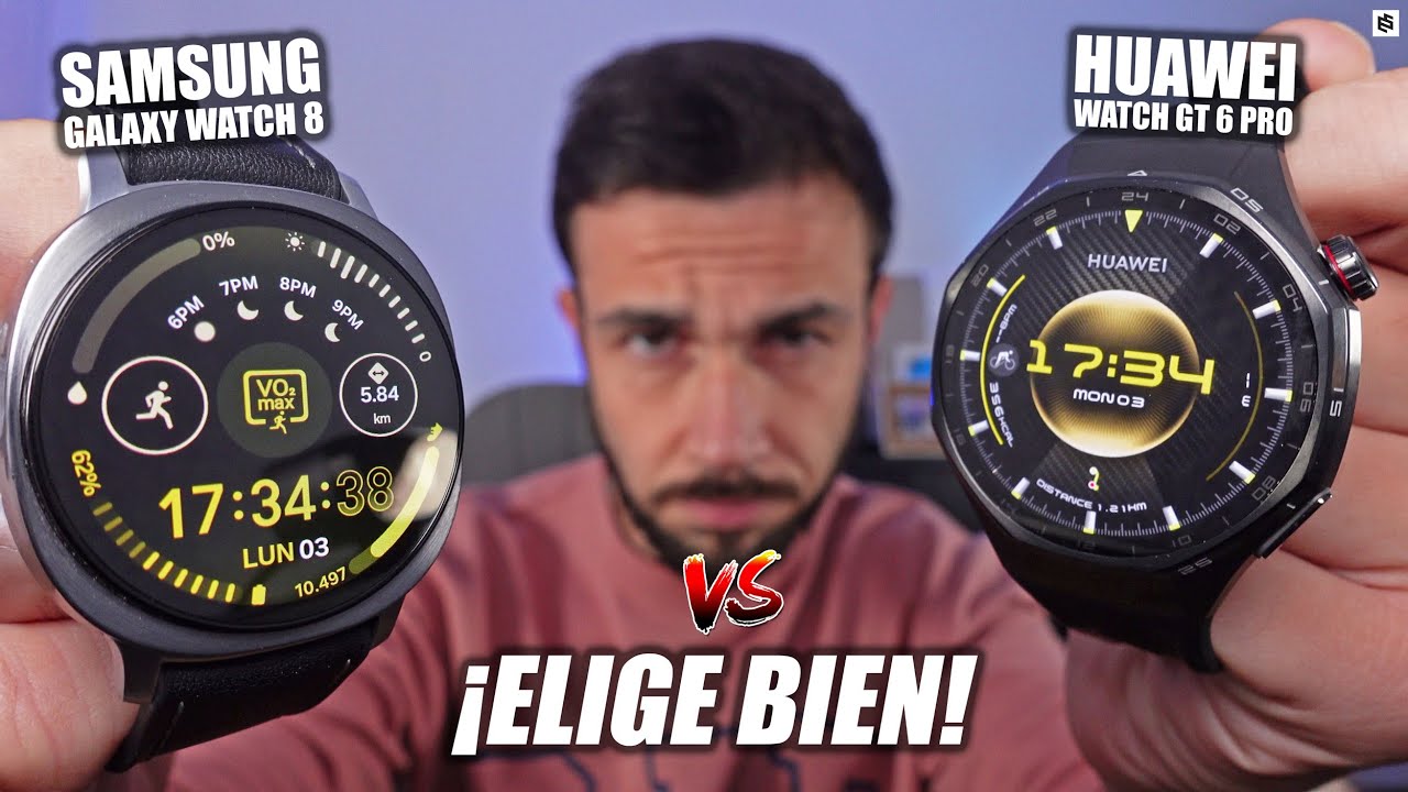 MUY DIFERENTES!🔥Huawei WATCH GT 6 PRO vs Samsung GALAXY WATCH 8