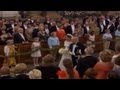 Royal Wedding - Princess Madeleine and the King make their entrance