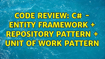Code Review: C# - Entity Framework + Repository pattern + Unit of work pattern (2 Solutions!!)