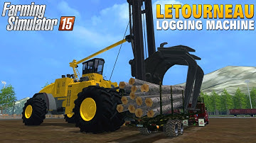 Farming Simulator 2015 LETOURNEAU FDR Logging Machine