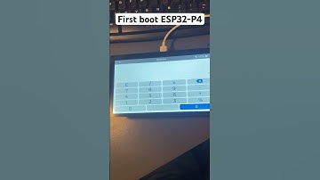 First boot esp32-p4
