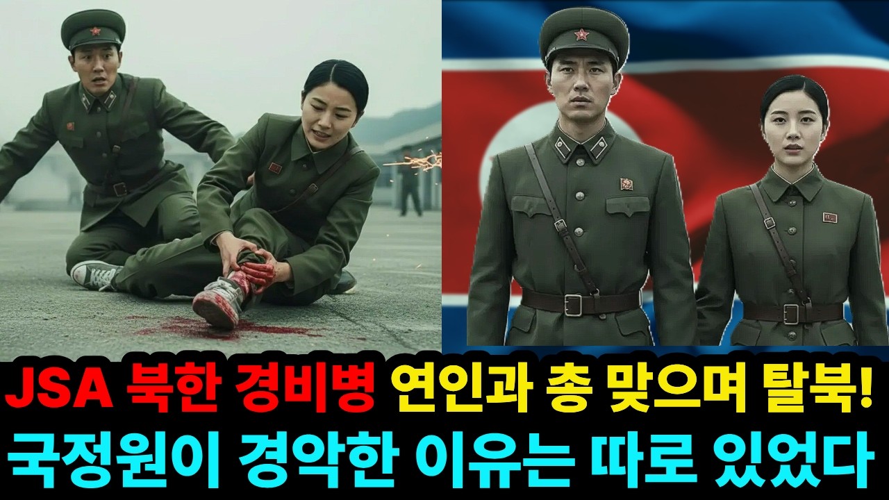 북한 판문점 경비병, 총 맞은 연인 안고 군사분계선 돌파! 국정원이 경악한 진짜 이유 | 탈북 실화 사연
