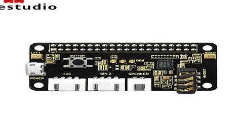 Keyestudio 5V ReSpeaker 2-Mic Pi HAT V1.0 Expansion Board For Raspberry Pi 4B/3B+/3B  CE Certificati