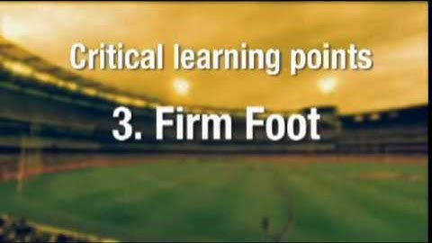 AFL Skills Guide   2 Kicking