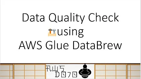 AWS Tutorials - Data Quality Check using AWS Glue DataBrew