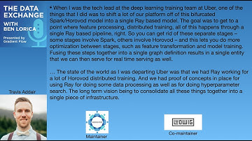 Data Exchange Podcast (Episode 76): Travis Addair