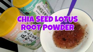CHIA SEED NUT LOTUS ROOT POWDER FOR WEIGHT LOSS || SIMPLE AND DELICIOUS #diet