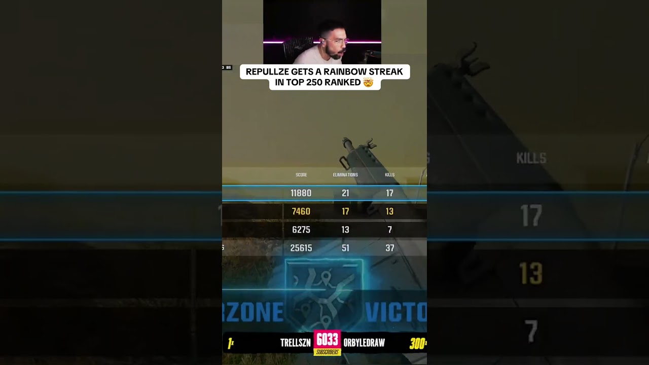 Repullze gets a RAINBOW STREAK in TOP 250 Ranked Resurgence 🤯