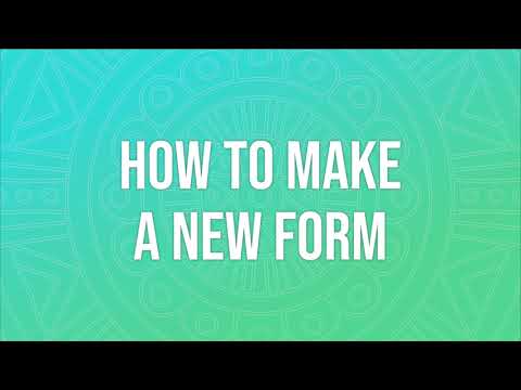 How to Make a New Form – Beginners Guide to Sequence Wiz