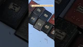 ☠️📚 DIY Mini Book of Deadly Poisons - 🎬 Tutorial with a full set of mini book printables! 💀 #shorts
