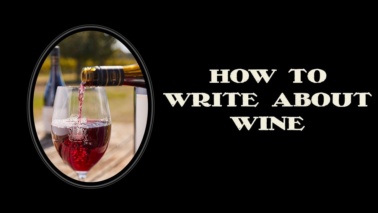 simple wine presentation script