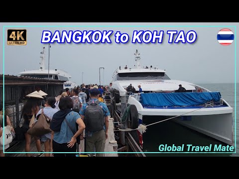 Bangkok to Koh Tao Island 2023 Travel Update 🇹🇭 Thailand [4K]​ How to get There