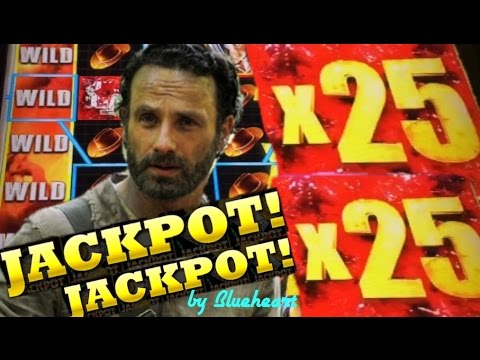 ★★JACKPOT HANDPAY★★ The WALKING DEAD 2 slot machine AMAZING WINS and JACKPOT! - 동영상