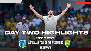 Thumbnail for Day 2 Highlights 1st Test Australia vs. West Indies | #Cricket