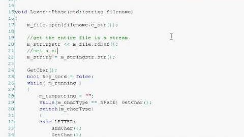Cell Script ( starting the lexer )