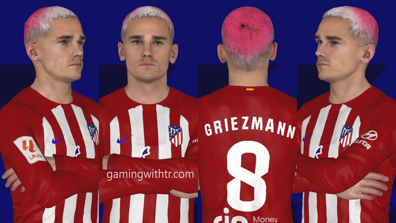 Pes 2017 Antoine Griezmann With New Hair Update - Youtube