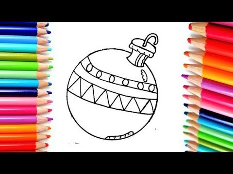  Cómo Dibujar Una Esfera De Navidad