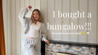 I BOUGHT A BUNGALOW!!!🥹🏡🤍 house buying and renovation vlog 1!!! + house tour eeeekkkkk