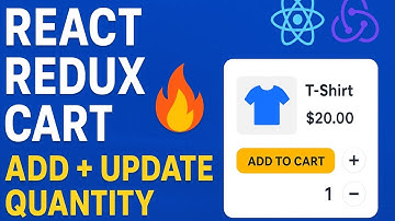(p-3) Shopping Cart using Redux Toolkit| Add, Remove, and Update Product Quantity #reduxtoolkit