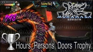Muramasa Rebirth - Hours, Persons, Doors, Trophy Guide 999 Hit-Combo