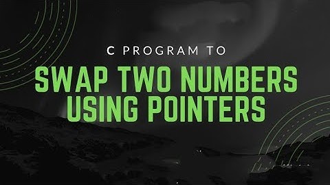 Swap of two numbers using  pointer in c  💯 #shorts #viral #coding