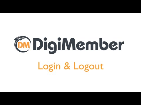 DigiMember - Login und Logout