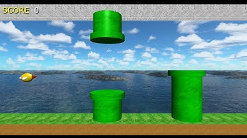 Flappy Bird 3D [PC] Gameplay