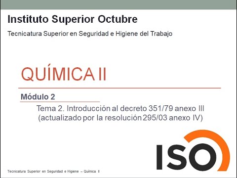 Modulo 2. Tema 2. Introducción al Dec 351/79 anexo III y a las CMPs