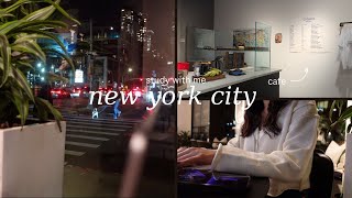 study with me at Urbana Cafe NYC | work motivation | relaxing