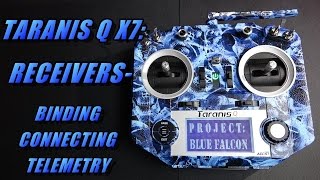 Taranis Q X7: Connecting Receiver (bind, wiring, telemetry)