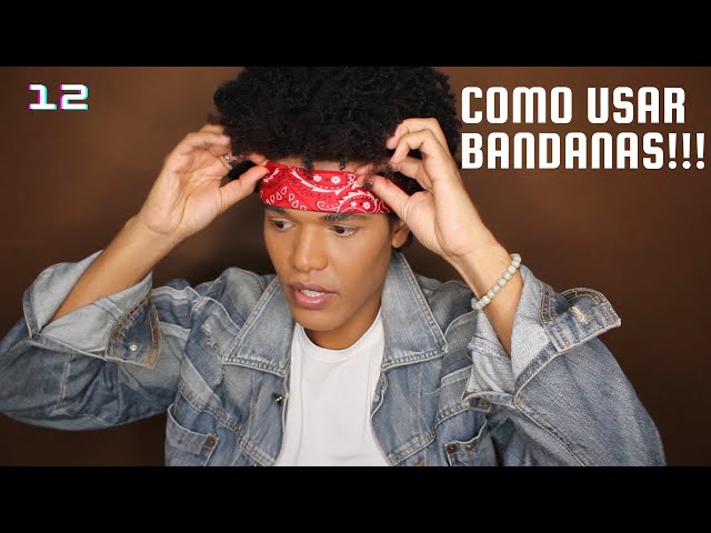 Como usar bandana no cabelo masculino e feminino