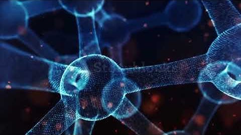 3D ANIMATION OF ABSTRACT MOLECULES CONCEPT OF SCIENCE OR MEDICINE