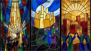 Psalms 47-53 · Complete Chapters | Stained Glass Bible