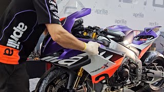 Aprilia RSV4 XTRENTA Unboxing • Prepping • Specs ☆ USA