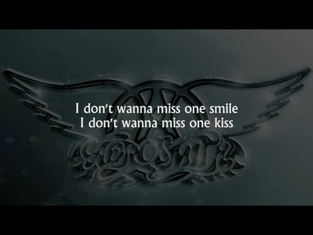 Aerosmith - I Don't Want To Miss A Thing (lyrics) [HD] class=