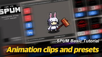 1.2.1 - Setting up animation clips and using presets #spum #soonsoon #gamedev #unityasset