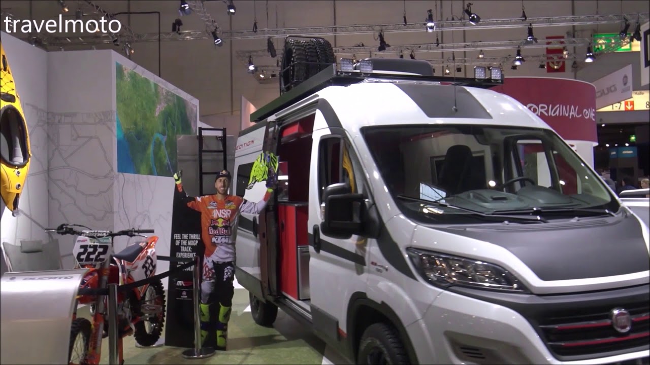 Camper-van for Dirt-Bikes Fiat Ducato MULTIJET 2018 - YouTube