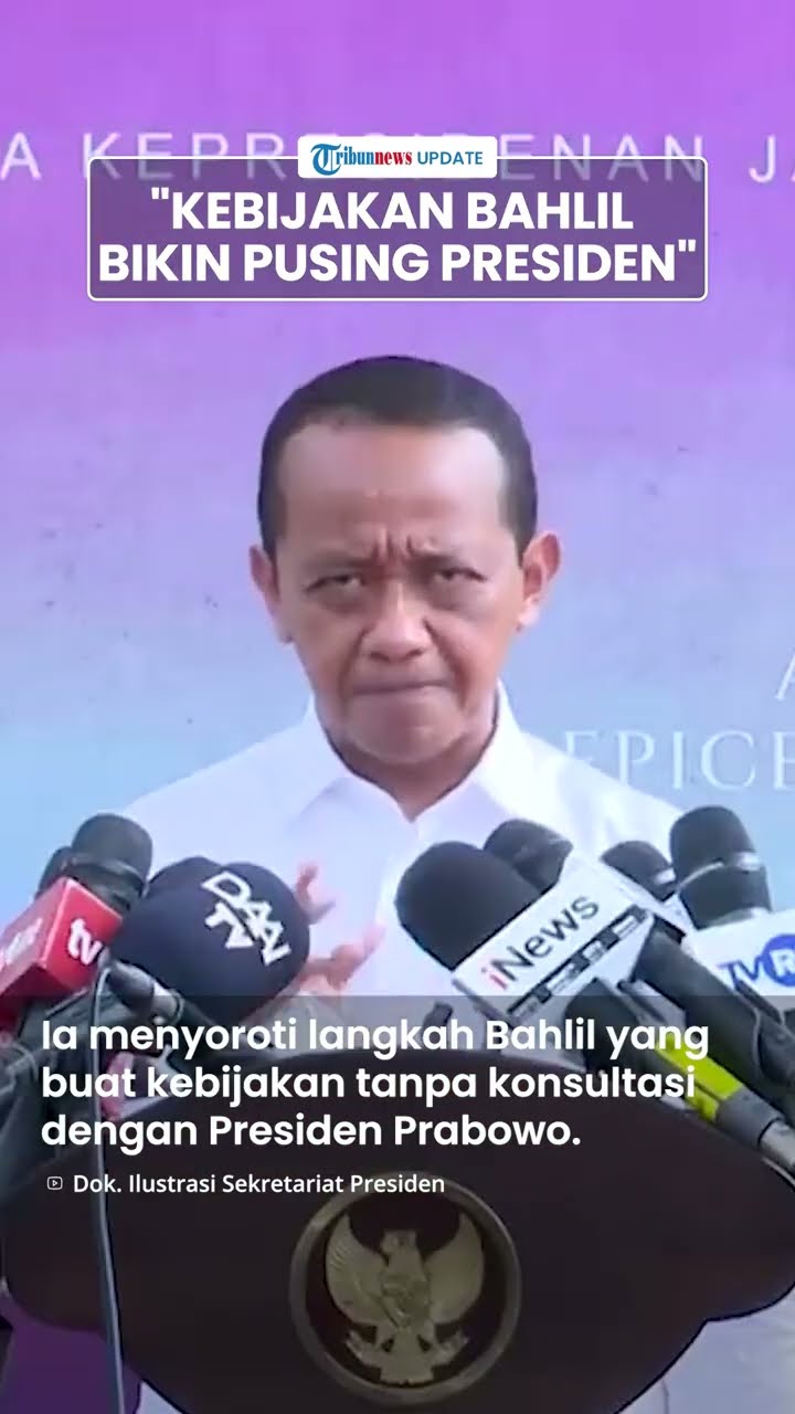 Setujukah Anda dengan Rocky Gerung? Duga Bahlil Tak Konsultasi soal LPG 3 Kg ke Presiden Prabowo