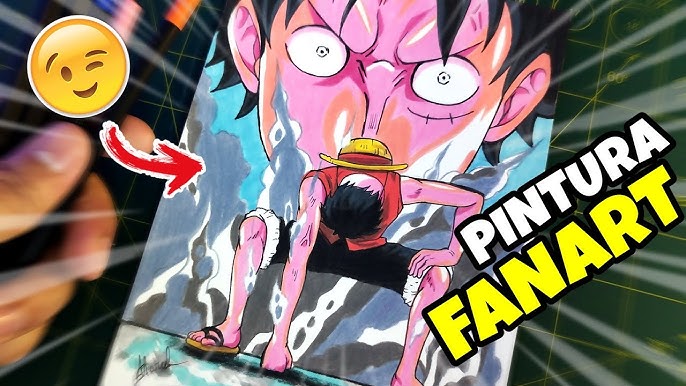 ✍️ Como Desenhar o Luffy Passo a Passo de One Piece