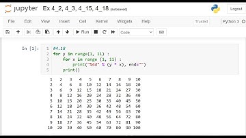 Programming in Python - Chapter 4 Exercises (For & While Loops + Jupyter Notebook intro) - Fall 2024