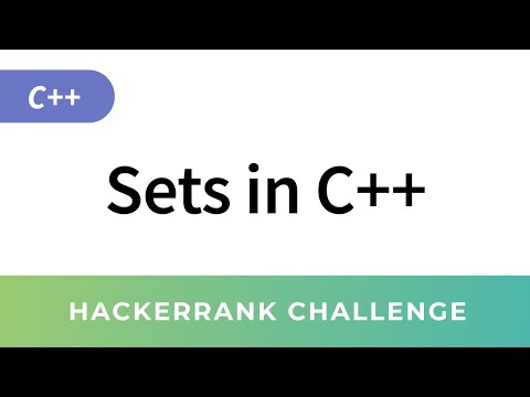 HackerRank Solution: Sets-STL