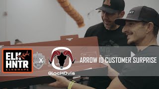 Dan Staton with ElkShape x BlackOvis Give Arrow ID Customer a Surprise
