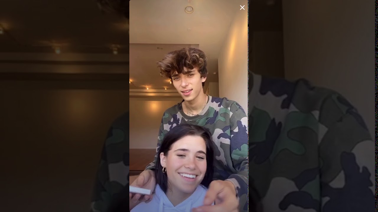 Josh Richards full live stream with Nessa Barrett, LuvAnthony, tiktok live