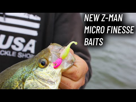 Crappie Fishing with the Newest Z-Man Micro Finesse Plastics