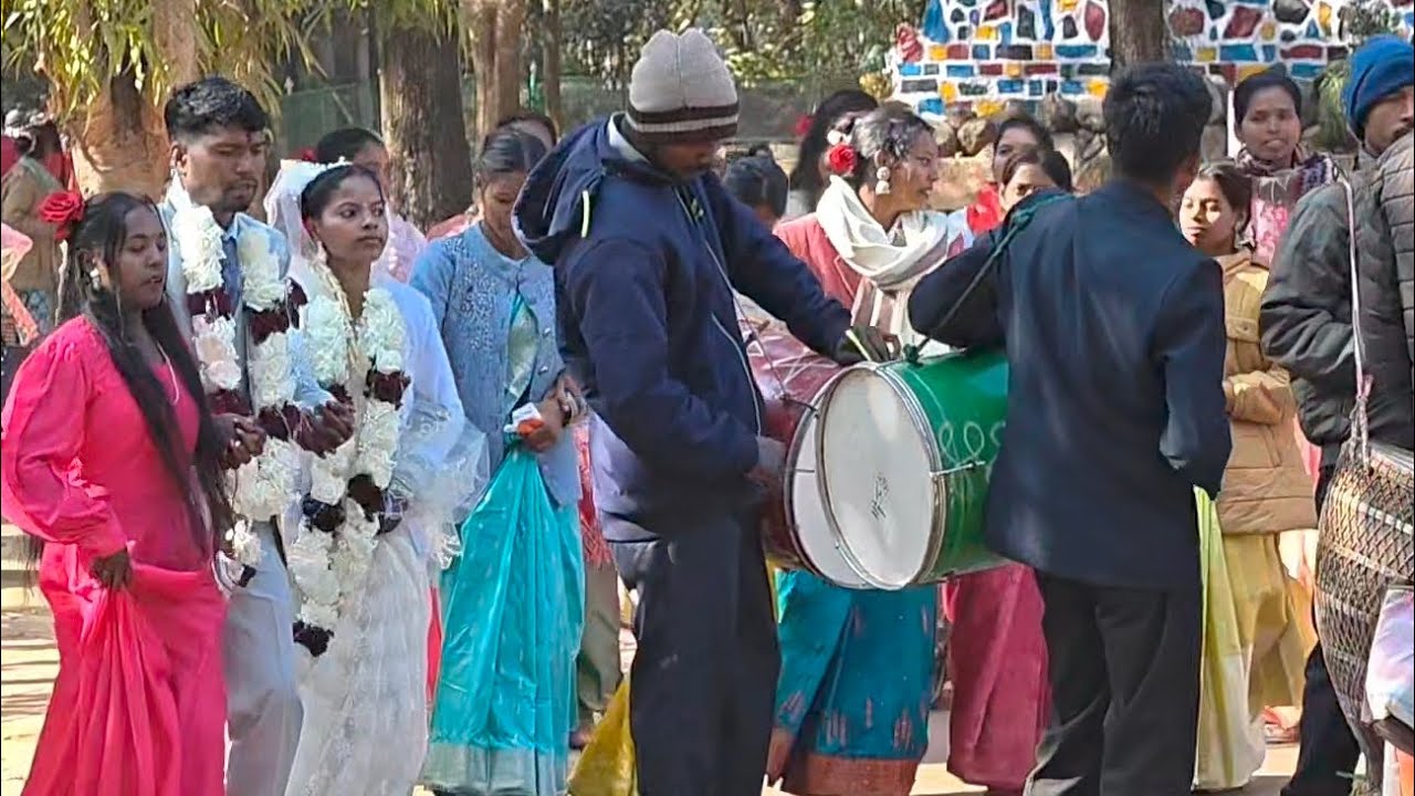 Mundari आदिवासी संस्कृति नागड़ा भजन