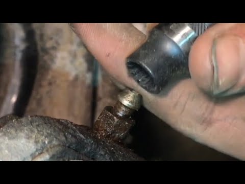 LOOSEN rusted seized stuck brake bleeder nipple screw