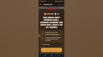 The Worst REKT Stories Ever – Lessons Learned the Hard Way | Part 3  | MemeFi Youtube Video Code