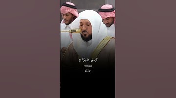فَأَنذَرۡتُكُمۡ نَارٗا تَلَظَّىٰ  |ماتيسر من سورة الليل & فضيله الشيخ ماهر المعيقلي  & تلاوه خاشعه
