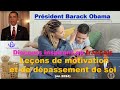 Discours inspirant de barack obama  en franais  leons de motivation et de dpassement de soi